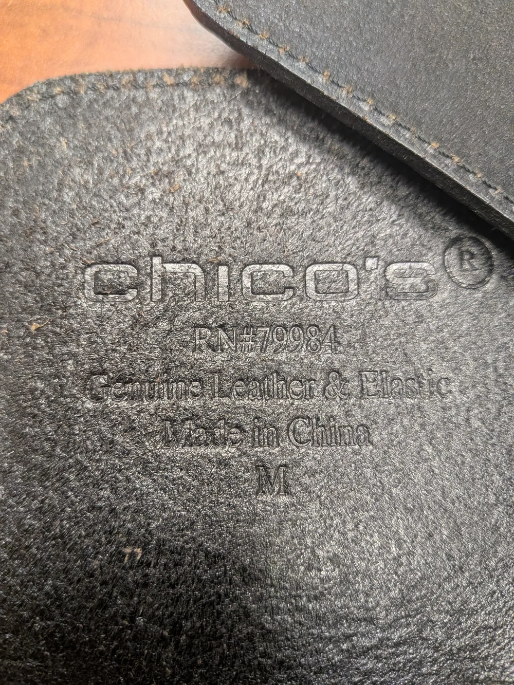 Chicos wide black